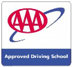 AAA-approved driving school logo